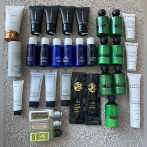 BUNDLE OF 31 TRAVEL SIZE SHAMPOO, CONDITIONER, LOTION, BODY WASH